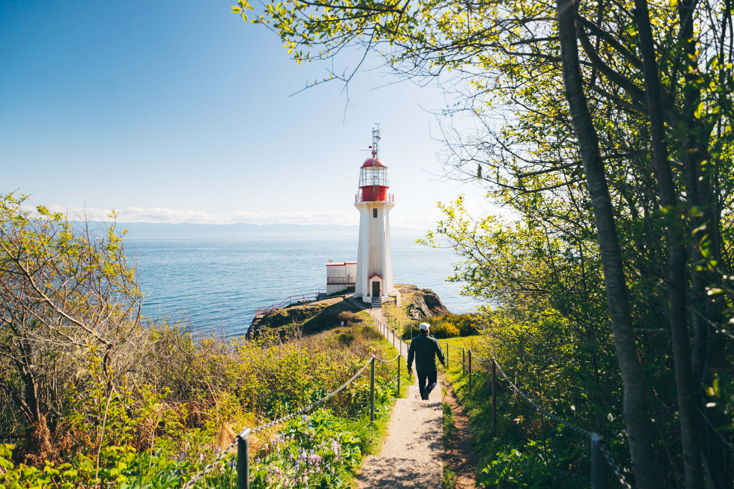 Sheringham Point Lighthouse near Sooke, BC