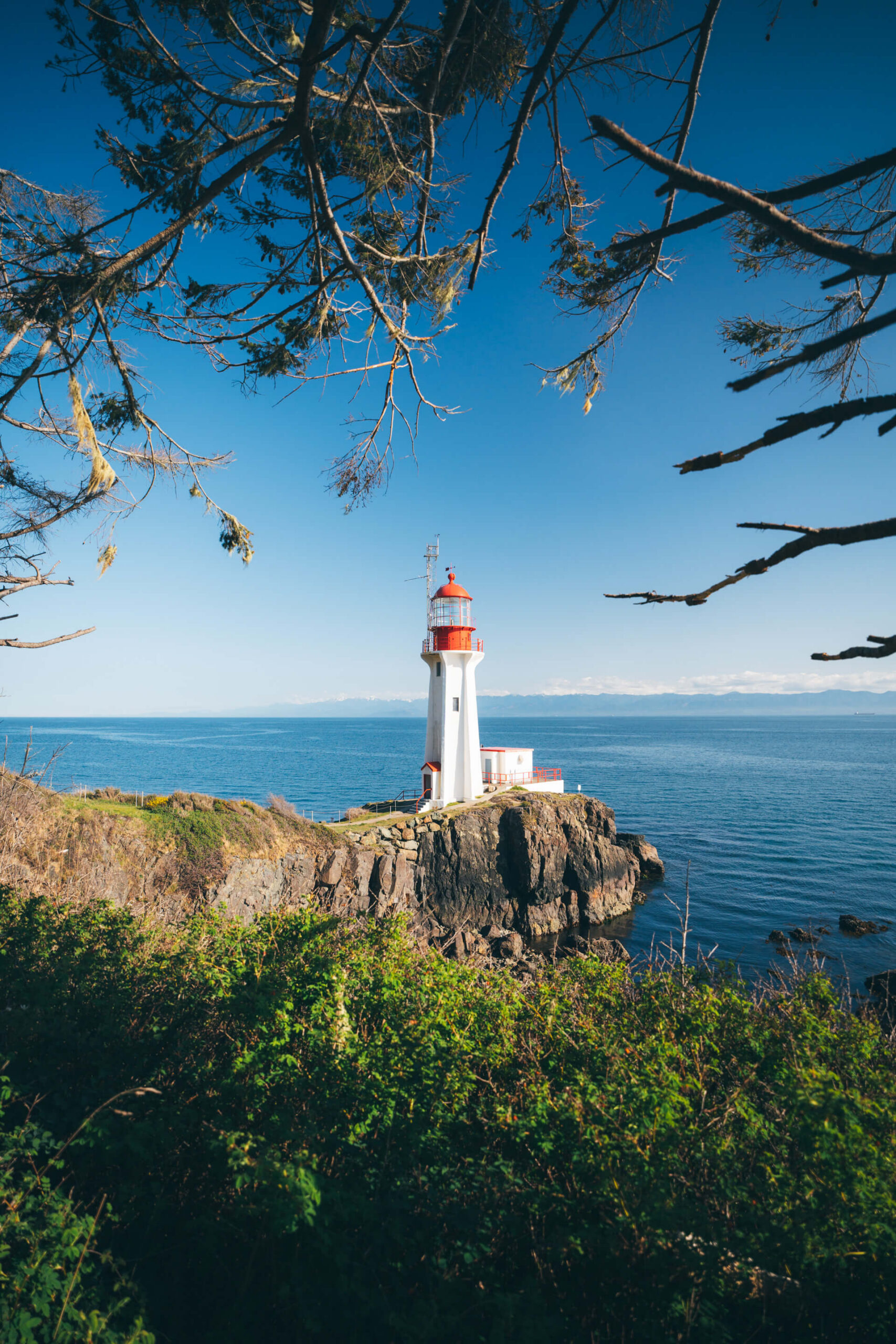 Sheringham Point Lighthouse near Sooke, BC